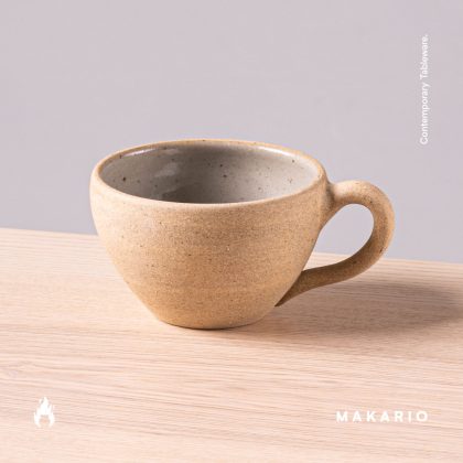 Taza Latte 12oz-Pasta Oxido Interior Natural Brillante