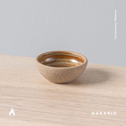 Ramequin Cuenco 3oz-Engobe Ocre interior Amarillo Oxido