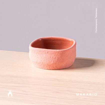 Ramequin Boca Cuadrada 4oz-Engobe Rosa y Rosa Mate