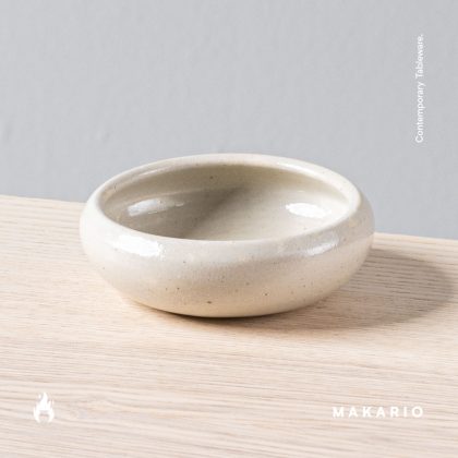 Tazon Chico Borde Curvo Mini Dona 10.5cm x3.5cm 6oz-Natural Brillante