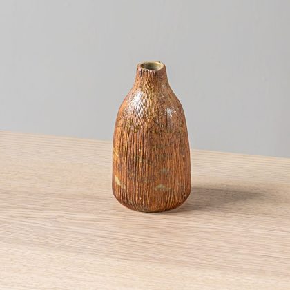 Vertedor Botella 10oz-Cafe Oxido Tallado Caribe