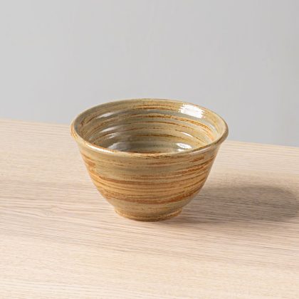 Tazon Oriental 14x8cm 16oz-Amarillo Oxido Espiral