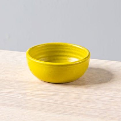 Tazon chico 11cm x4cm o Ramequin 8oz-Amarillo mate