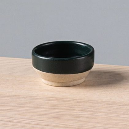 Ramequin Angular 2oz-Verde Mate mitad Pasta Natural