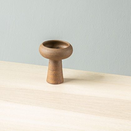 Copa Pedestal 11x12cm 5oz-Barro de Alta Temperatura