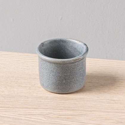 Vaso Recto con Borde 4oz-Azul Mineral