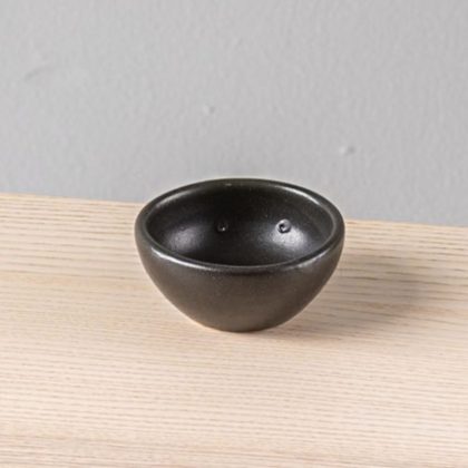 Ramequin Cuenco Irregular 3oz-Negro Mate