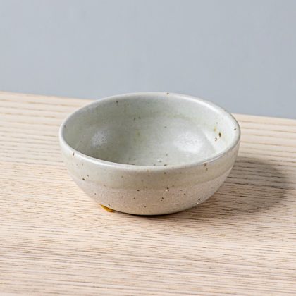 Ramequin Cuenco 2oz-Blanco Mate Mitad Pasta Natural