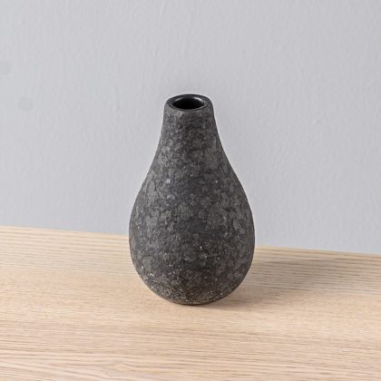 Botella Gota 10oz-Engobe Negro y Lumbre