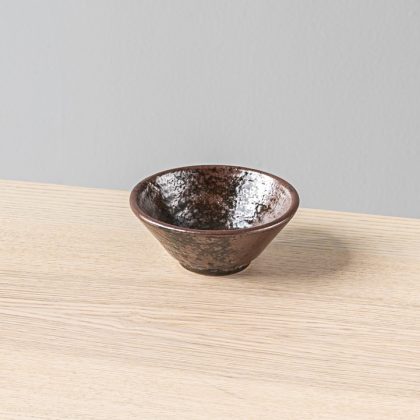 Tazon Chico Oriental con Pata 11x6cm 4oz-Amatista y Negro