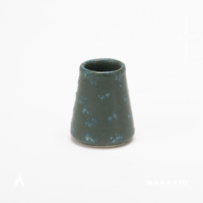 Cantarito 1oz-Angular Verde Jaspeado