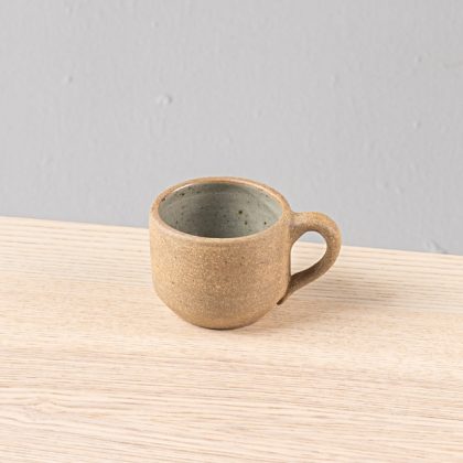 Taza Recta 4oz-Pasta Oxido Interior Natural Brillante