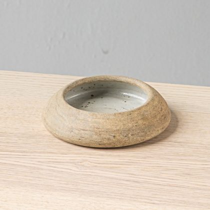 Tazon Chico borde Curvo 10x3cm 5oz-Pasta Oxido Interior Natural Brillante