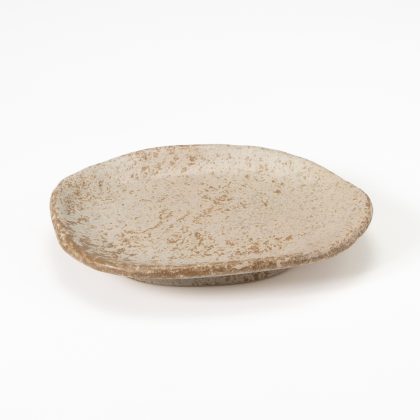 Charola con pata Irregular 20x15cm-Arena