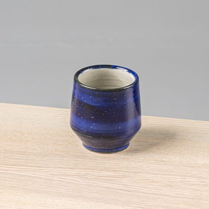 Vaso Angular 12oz-Azul Pincelado Blanco