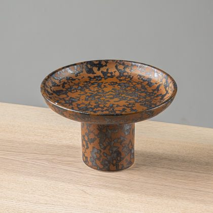 Plato Pedestal 23x15cm-Cafe Lumbre