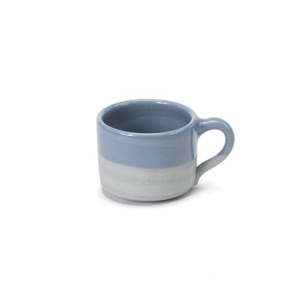 Taza Recta 10oz-Pasta Azul mitad Natural Brillante