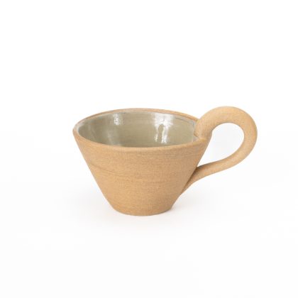 Taza Latte Conica 10oz-Pasta Oxido Interior Natural Brillante