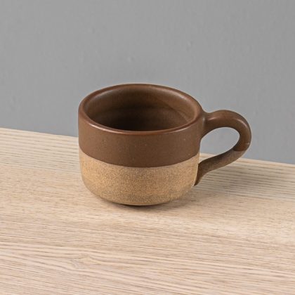 Taza Recta 10oz-Cafe Mate mitad Pasta Oxido