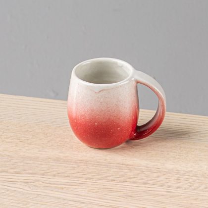Taza Oval 8oz-Degradado Rojo