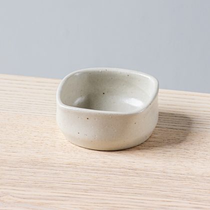 Ramequin Boca Cuadrada 4oz-Blanco Mate