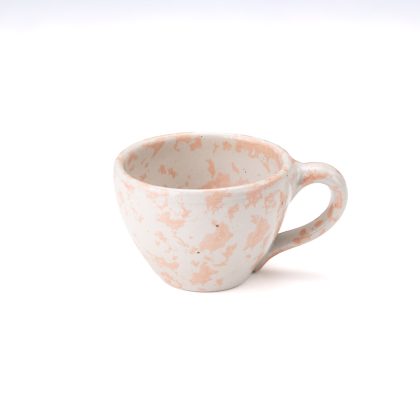 Taza Latte 12oz-Blanco Acuarela Rosa