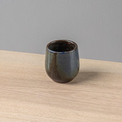 Vaso Oval con Pata 8oz-Azul Oxido